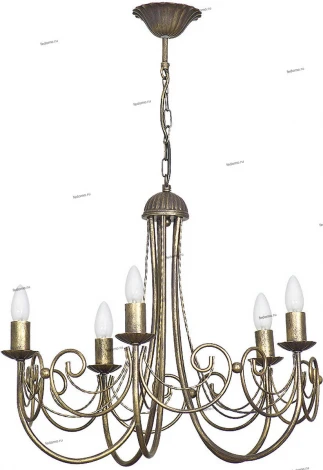 Подвесная люстра Luminex Palace 3464 (220V, на цепи, подсвечник, свеча)