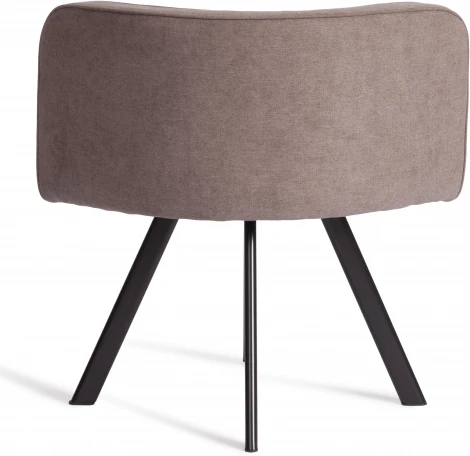 Комплект (стол, 4 стула) QUADRON (mod. PT14) Tetchair (МДФ,Металл,Шенилл/Черный) арт. 21302