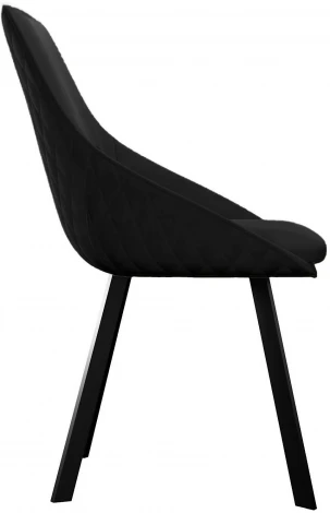 Стул DikLine 246 поворотный, K21 черный, ножки черные,