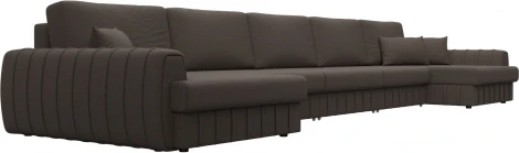 Диван П-образный Лига-057 НПБ МегаЛонг Лига Диванов (Рогожка) арт.129351