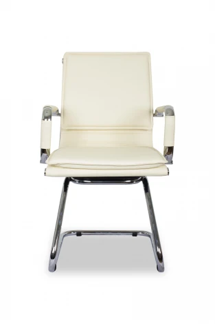 Кресло посетителя бизнес-класса CLG-617 LXH-C Beige