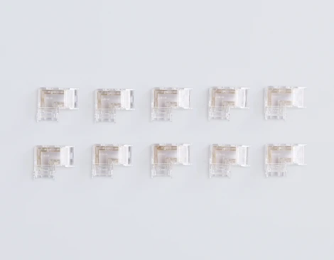 Соединитель угловой COB RGB 12/24V для лент 10mm (4 конт.) (10шт) Ambrella Illumination GS6891