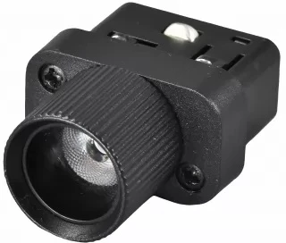 Трековый магнитный светильник 48V iLedex Vision48/22 4822-019-D22-2W-24DG-3000K-BK