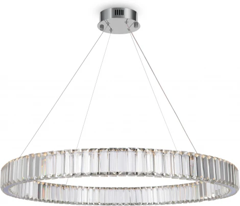 Подвесной светильник Freya Tier FR5257PL-L32CH (регулировка яркости, LED, 220V, на тросе, круглые, кольцо)