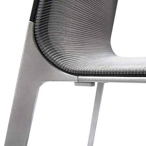 Кресло Pegus без подлокотников серая сетка