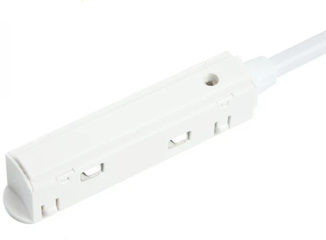 Токовод-коннектор для низковольтного шинопровода, белый Feron LD3001 41970