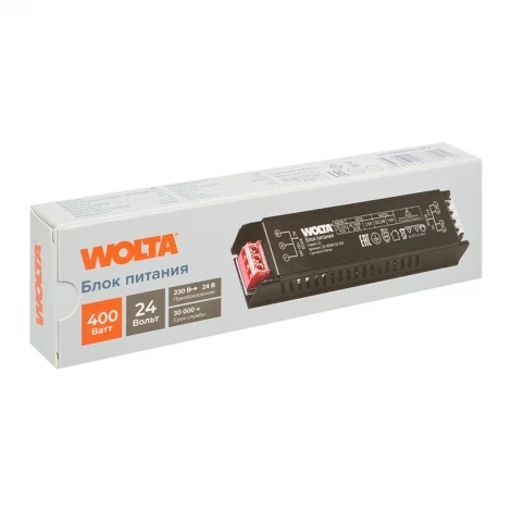 Блок питания 400Вт 24В IP20 Wolta LD-400W/03-24V