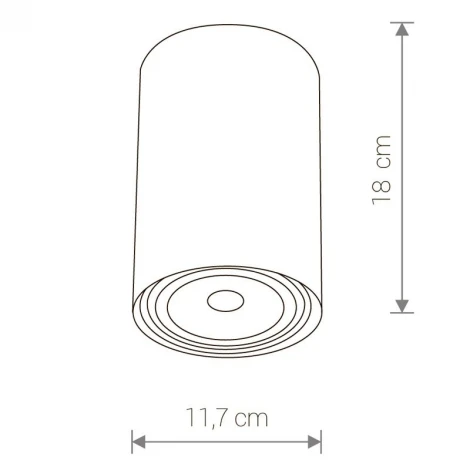 Накладной точечный светильник Nowodvorski Bit 9485 (220V)