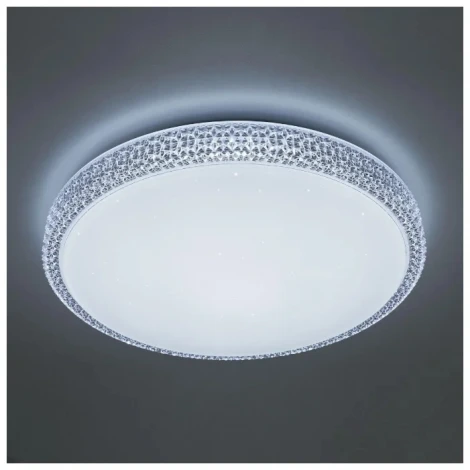 Потолочная люстра RGB Citilux Альпина CL718A80G (LED, 220V, пульт управления, управление смартфоном, голосовое управление, умный дом - Алиса, Маруся, Сири, круглые)