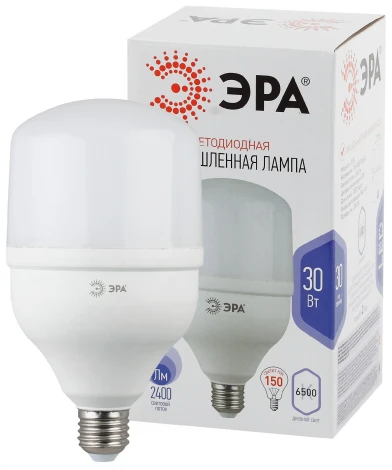 Лампочка светодиодная E27 30 Вт ЭРА LED POWER T100-30W-6500-E27 LED POWER T100-30W-6500-E27