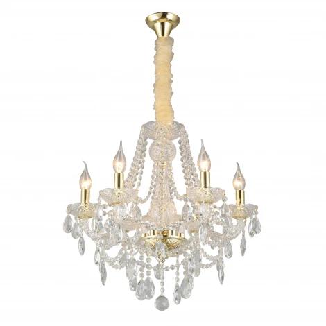 Подвесная люстра Aployt Koletta APL.755.13.06 (220V, хрусталь, на цепи, свеча)