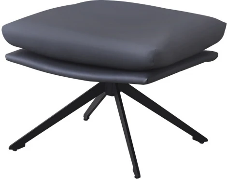 Оттоманка HUG тёмно-серый, экокожа Bradexhome арт.FR 1016