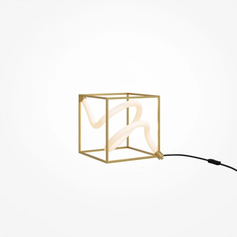 Настольная лампа Maytoni Membrane MOD345TL-L11BS3K (LED, 220V, выключатель, куб)