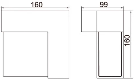 Настенный светильник уличный Oasis Light GEOMETRY 2103 Gr