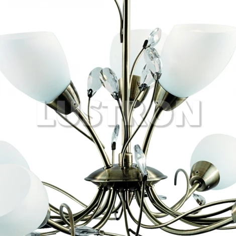 Подвесная люстра Arte Lamp Gardenia A2766LM-9AB