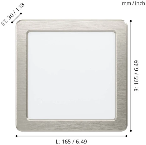 Встраиваемый точечный светильник Eglo Fueva 5 99168 (LED, 220V)