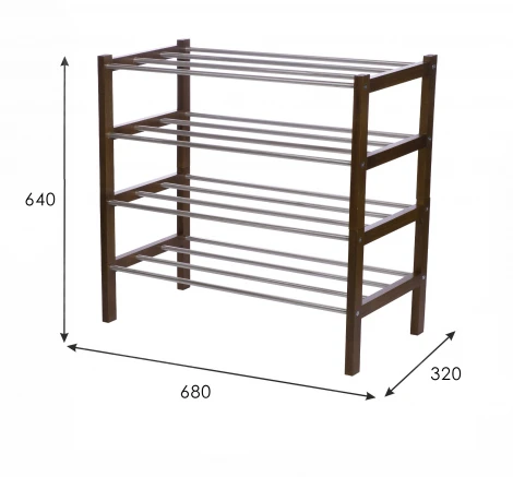 Комплект обувниц Атлас средне-коричневый (2 шт) от фабрики Mebelik