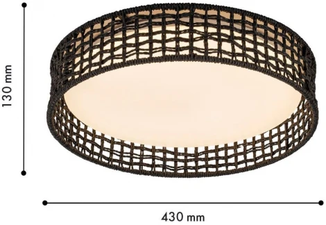 Потолочный светильник круглый LED F-Promo Conrad 4750-4C (регулировка яркости, 220V, пульт управления, круглые)