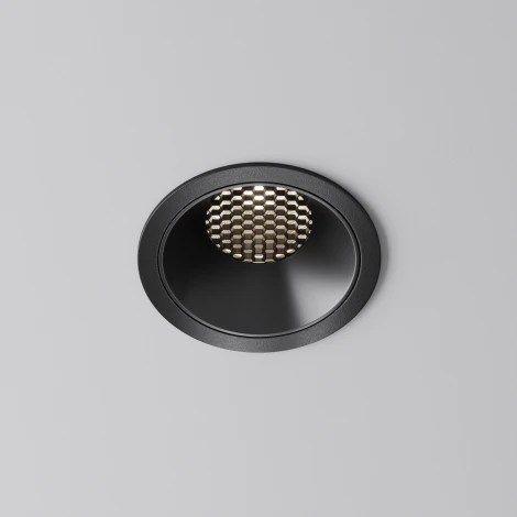 Встраиваемый светильник Maytoni Alfa LED DL043-01-15W4K-RD-B-1 (220V, круглые)