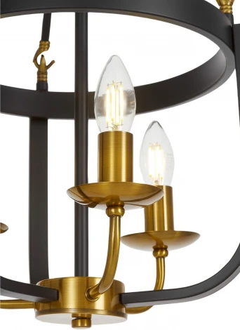 Подвесная люстра Lumina Deco Berling LDP 8024-3 BK+MD