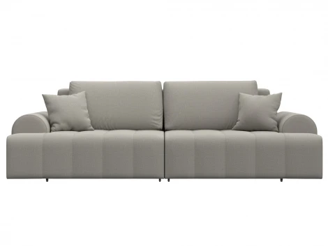 Диван прямой Лига-080 (ДСП/Пластик/Рогожка/Бежевый) Лига Диванов 131109