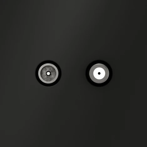 Розетка телевизионнная оконечная TV+SAT (черный матовый) Voltum S70 VLS060408