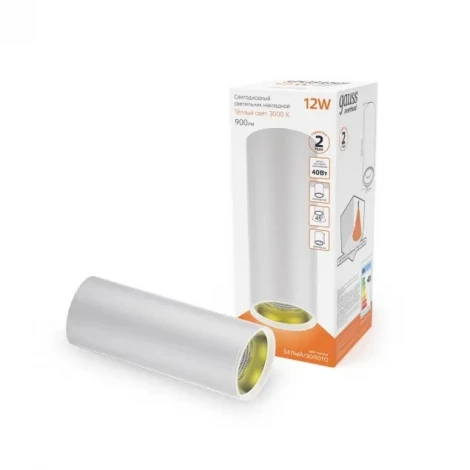 Накладной точечный светильник Gauss HD012 (LED, 220V, круглые)