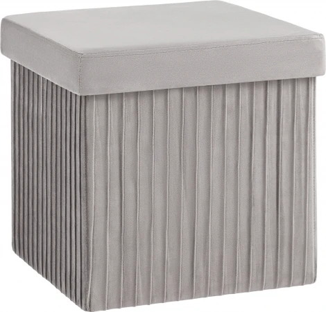 Пуф складной с ящиком Store Square серый Stool Group (арт.УТ000038973)