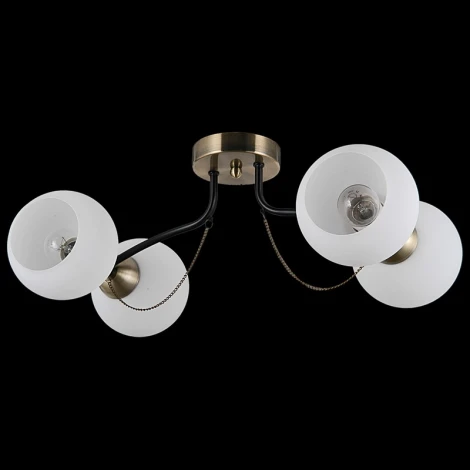 Потолочная люстра ILLUMICO IL0035-4CSQ-79 BK AB (220V)