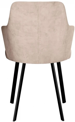 Стул DikLine 245 поворотный, C103 крем, ножки черные