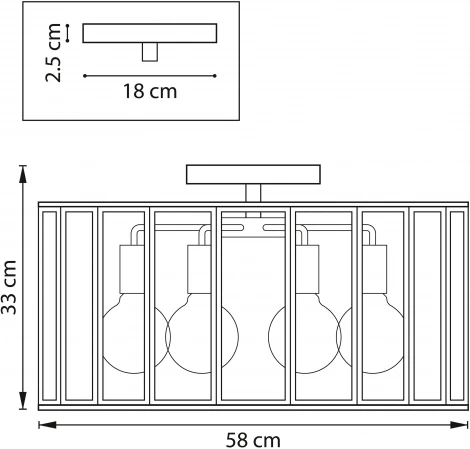 Потолочная люстра Lightstar Genni 798281 (220V, круглые)