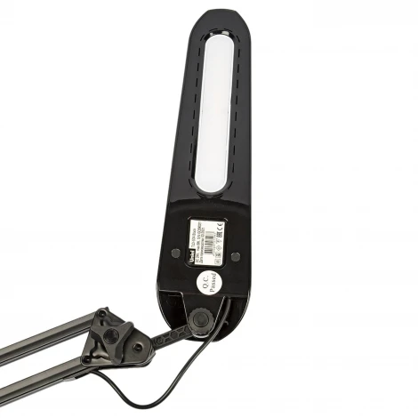 Офисная настольная лампа на струбцине Uniel TLD-524 Black/LED/500Lm/4500K/Dimmer (220V, диммер, сенсорный выключатель)