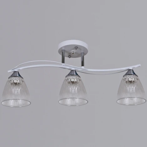 Потолочная люстра на штанге Reluce 87360-0.3-03 WH+CR
