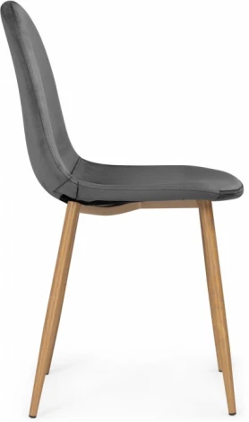 Стол кухонный Woodville Дилай 80 white / dark gray