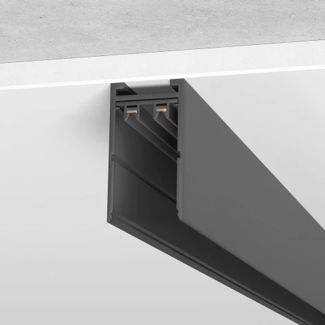 Шинопровод накладной однофазный ST Luce Skyline 220 ST015.419.00H 1 метр 220V черный