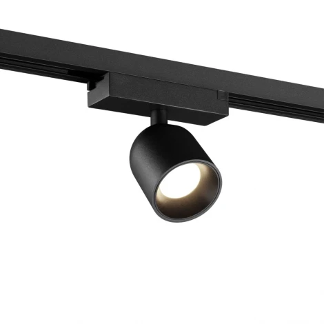 Трековый светильник однофазный светодиодный Novotech Solette 359808 черный трехжильный IP20 LED 10W 220V 4000К
