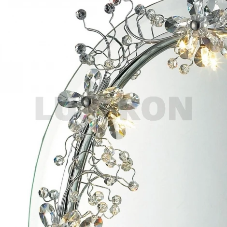 Зеркало с подсветкой N-Light 62325 06 2325 0181 08 chrome+white crystal Asfour
