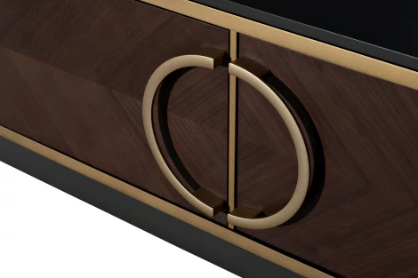 151SV-10002 Консоль шпон 2 ящика 120*80*35см Garda Decor