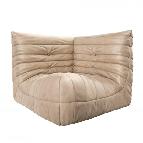 Диван Dreambag Маршмеллоу Бежевый Угловая секция 7512000