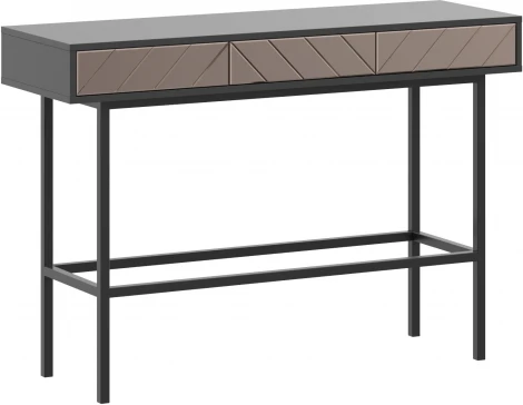 Стол консольный Boho ОГОГО (арт.769649), (Зеркало,ЛДСП,Металл/Черный,Бронзовый)