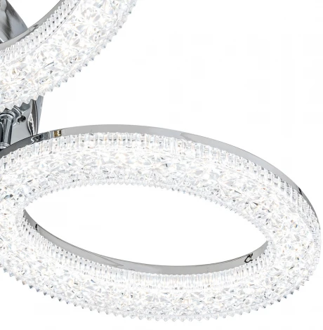 Потолочная люстра Escada Barit 10283/5LED 120Вт, металл/акрил, хром (регулировка яркости, 220V, пульт управления)