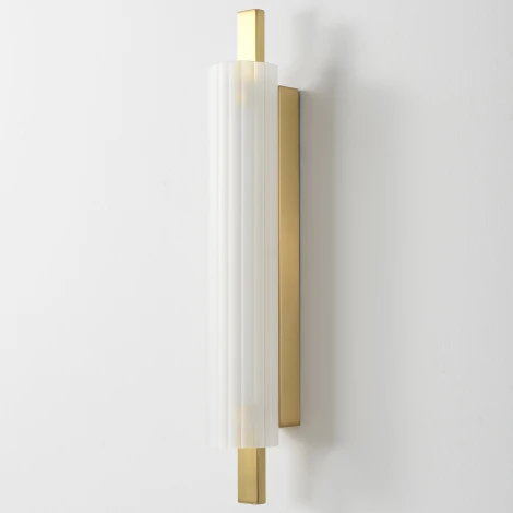 Настенный светильник Crystal Lux TUNNEL AP10 LED BRASS