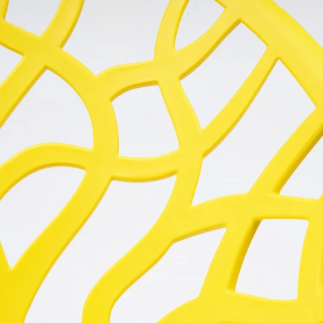 Стул BUSH (mod. 017) желтый (пластик)