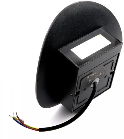 Настенный светильник уличный светодиодный Окленд 48366 DH507, 7W, 520Lm, 4000K, черный Feron (220V, круглые, IP54)