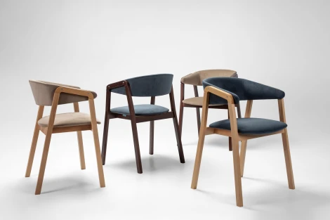 Кресло Dalia Soft Beige/Темный орех R-Home арт.400012520h_diagbeige_nut