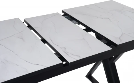 Стол от компании Мир стульев Саен 18 Черный/Жемчужный Перито