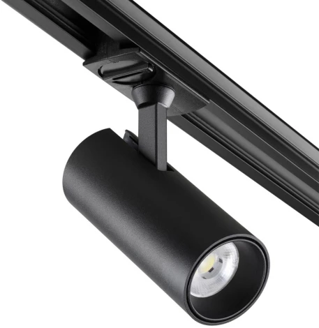 Светильник трековый однофазный двухжильный Novotech Selene 359150 PORT черный IP20 LED 15W 220V 4000К 1440Лм (круглые)