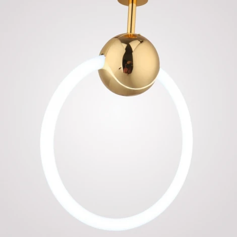 Подвесной светильник Ring L D30 Золото ImperiumLoft Ring01 (178407-26) (LED, 220V, на проводе, кольцо)