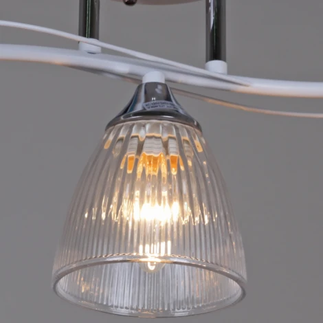 Потолочная люстра на штанге Reluce 87360-0.3-03 WH+CR