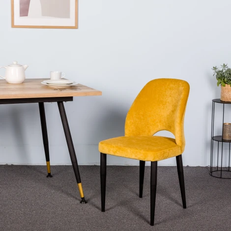 Стул R-Home Ledger Жёлт/Чёрный